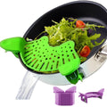Clip-On Silicone Pot Strainer Colander – BREVEX